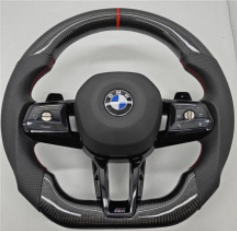 BMW M Performance carbon steering wheel detail