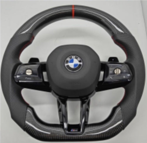 BMW M Performance carbon steering wheel detail