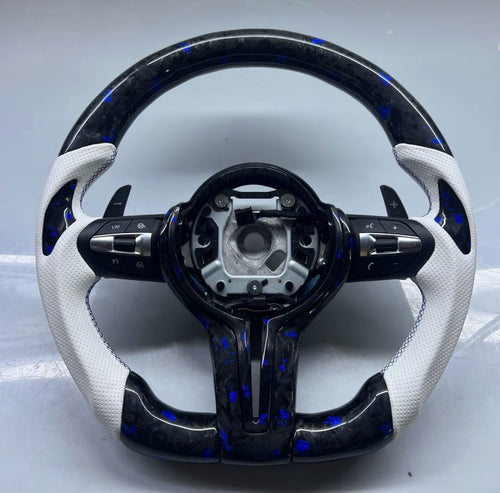 BMW F8X forged carbon steering wheel view 2